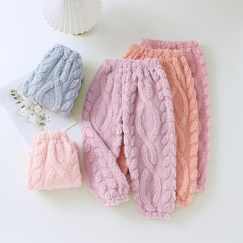 Kids Coral Fleece Fuzzy 𝗟ounge𝚠ear Pants Solid Soft Flannel Plush Loose 𝗣a𝗷amas Fall Winter 3 Month Boy Sweater2