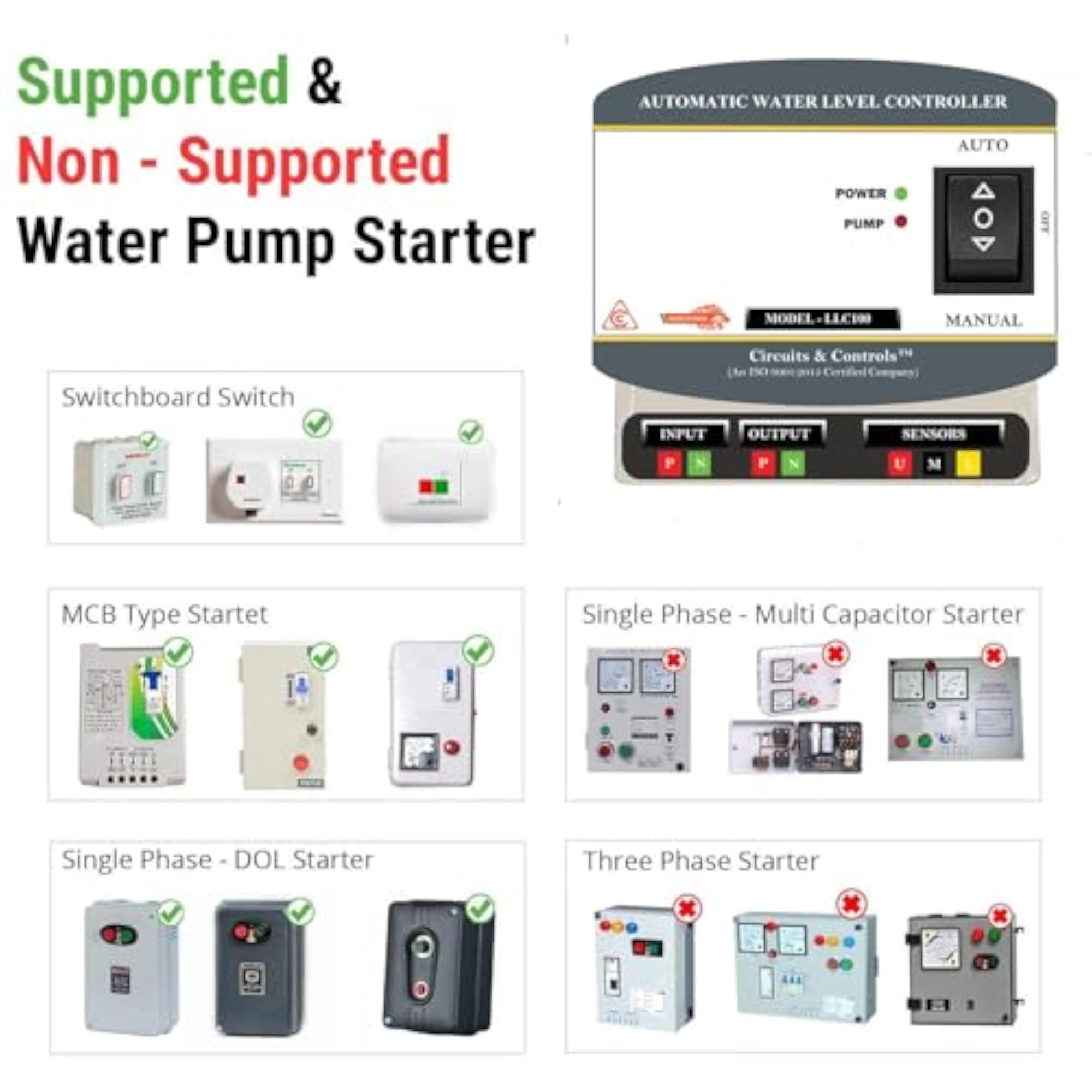 Fully Automatic Water Level Controller for Overhead Tank