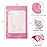 Pink 6 x 9 Stand Up Pouch Bags, 100 Pack - Clear Front & Aluminum Foil Back, Resealable and Heat Sealable Storage Bags for Food, Snacks, Coffee, Candy, and More