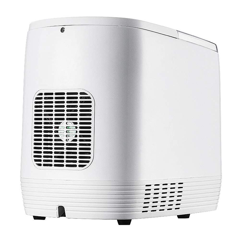 Countertop Portable Ice Maker Machine Makes 33 Lbs Of Ice Per 24 Hours With Self-Cleaning Program LED Display Round Ice Cubes Gold (Color : Gray) (Color : Gray) on Fridge.com - View 2