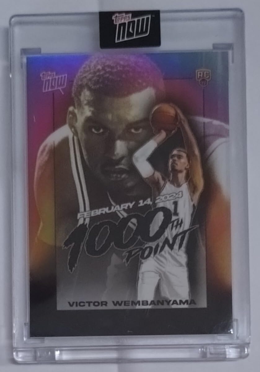 Amazon.co.jp: Topps Now Victor Wembanyama VW-1 RC ビクター 