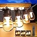Produktbild Lichterkette Außen, LED Lichterketten Strom 15M 15 Birnen Outdoor Wetterfest Glühbirnen für Party,Hochzeiten,Garten,Terrasse,Balkon,Hochzeiten Warmweiße Retro Decor für Innen Aussen