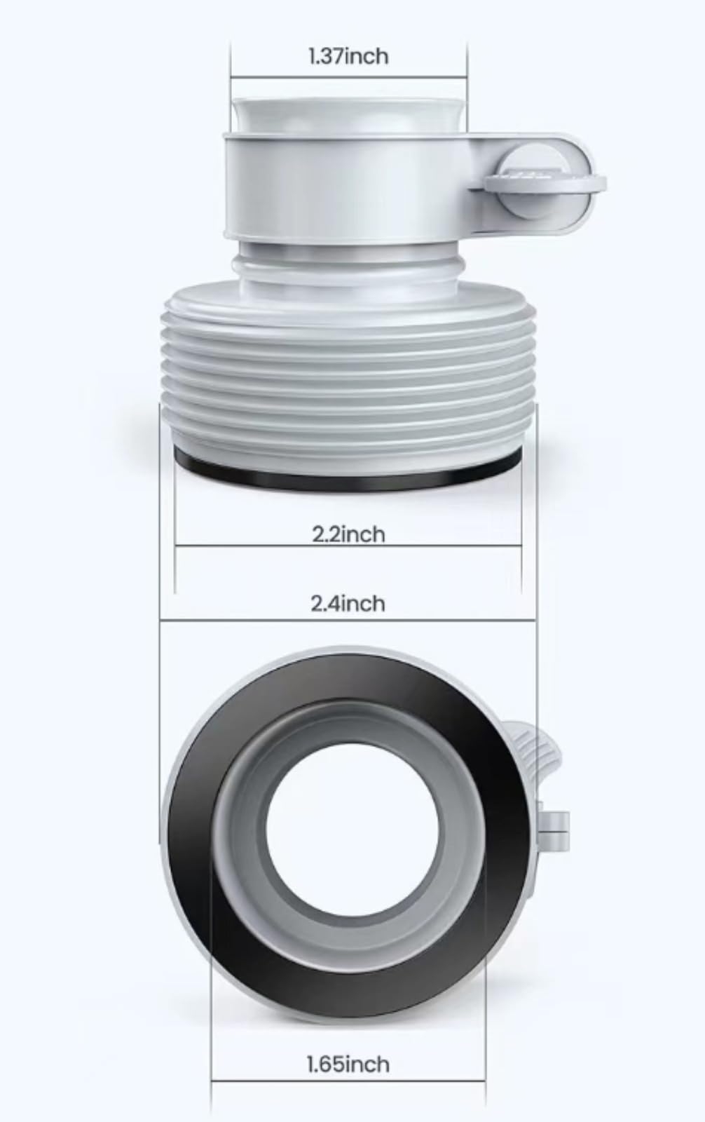 Générique Wąż basenowy 38 mm/150 cm - wąż basenowy elastyczny wąż do pompy basenowej i odkurzacza basenowego - wąż wymienny do basenu, akcesoria do pomp basenowych/filtrów