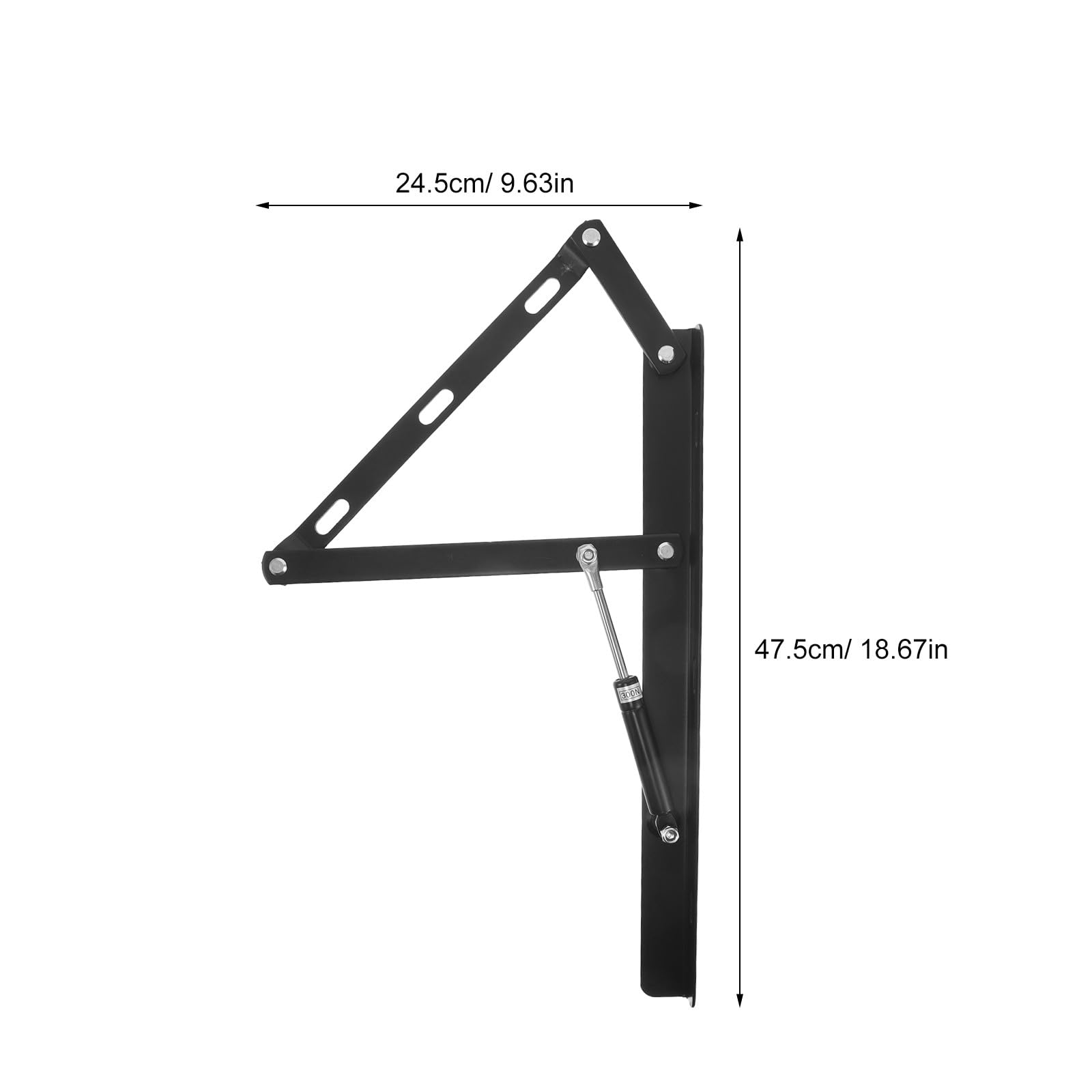SEWACC 1 juego de soporte hidráulico para cama, herrajes para sofá, mecanismo elevador neumático de cama de alta resistencia, piezas de repuesto para sofá, muebles de dormitorio y hogar.