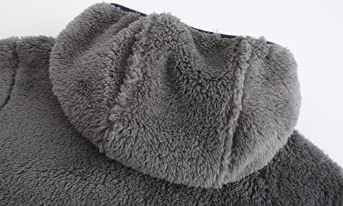 Image of Girl's Jacket Kids Full Zip Ultra Soft Sherpa Fleece Hoodie Sweatshirt