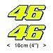 Rossi Autocollant 46 en Vinyle Jaune Fluorescent (2013 / 10cm) Stickers