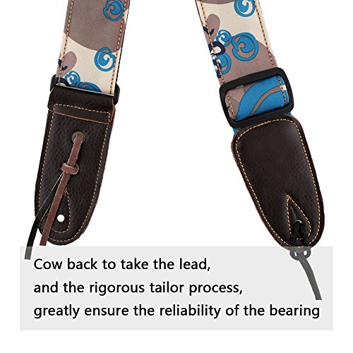 Materiale ampio e morbido stile Mugig Guitar Strap...