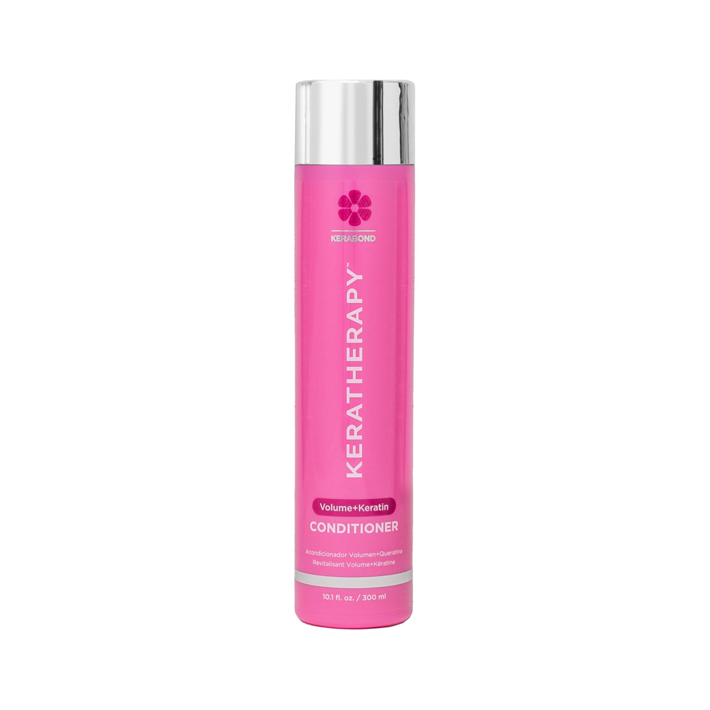 Keratherapy Keratin Infused Volume Conditioner, 10.1 fl. oz., 300 ml - Thin Hair Conditioner for Volume & Thickening - With Hemp Seed Oil, Indian Laurel Extract, Sea Kelp & Hydrolyzed Silk
