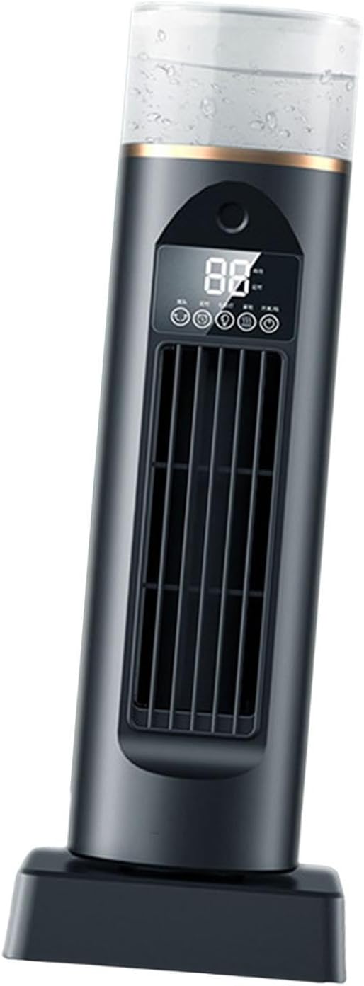Desk Fan, 6 Adjustable Wind Speeds, Touch Control, Desktop Fan, Black