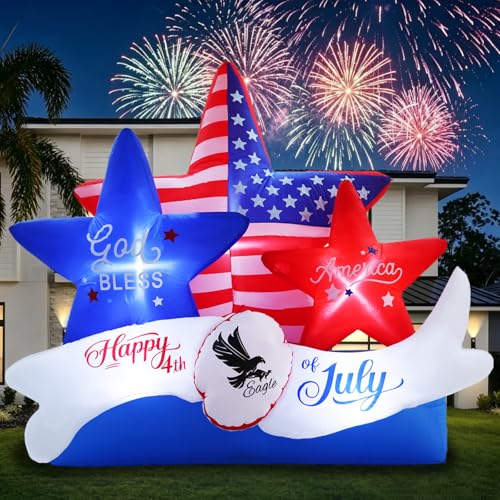 GIFTFIND 7.2FT Patriotic Star