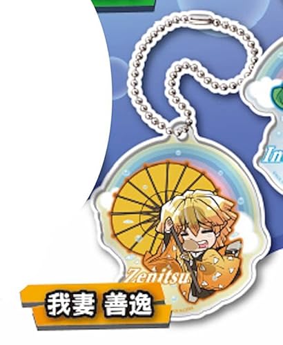 【我妻善逸】 ぴた!でふぉめ 鬼滅の刃 和傘アクリルキーホルダー