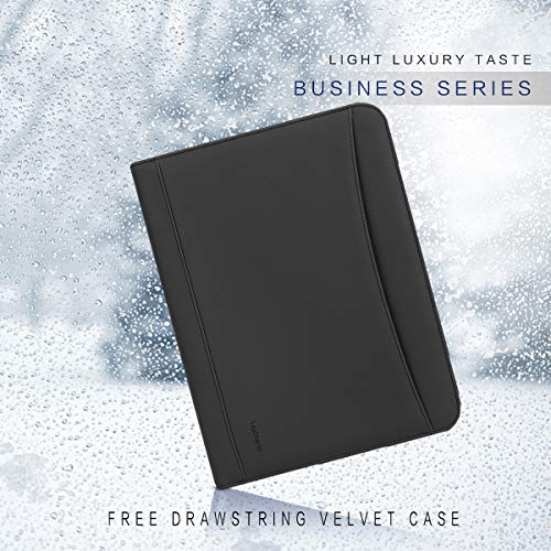 Leathario Portfolio Leather A4 File Folder Padfolio Writing Pad Business Presentation Folder #TOP6