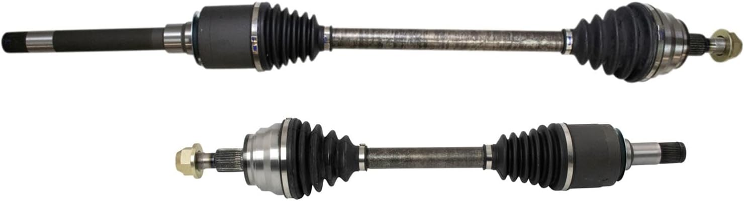 AM Autoparts Front Driver and Passenger CV Axle Shaft Set (2 Piece)