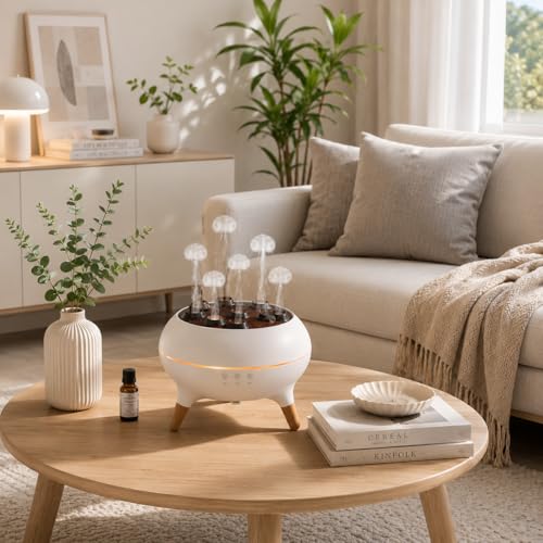 Difusor aromático eléctrico 250ml con control remoto miniatura 2