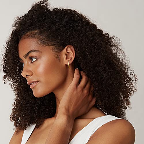 PAVOI 14K Gold Plated Sterling Silver Post Dainty Mini Bar Stud Earrings | Gold Earrings for Women4