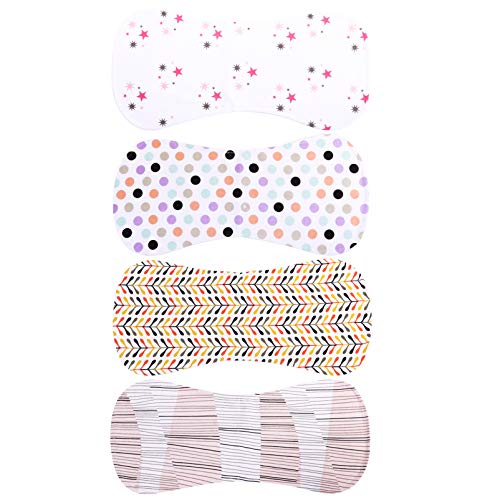 HEALLILY 4 Piezas Trapos para Eructos para Recién Nacidos Paños para Eructos para Bebés Toalla para Bebés Súper Suave para Bebé Recién Nacido Toalla para Escupir Babeo (Color 2)