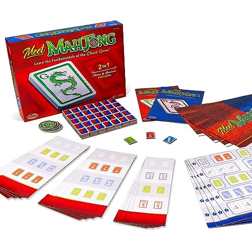 ThinkFun Meet Mahjong juego de mesa para 4 jugadores