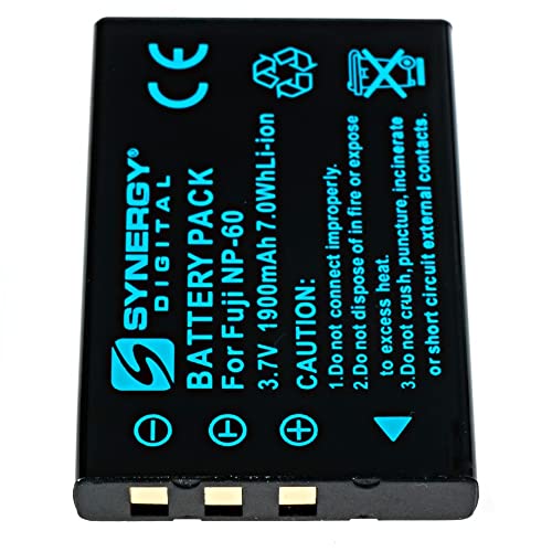Synergy Digital Digital Camera Battery, Compatible With Ultralast Uleldl1 Digital Camera Battery (Li-Ion, 3.7V, 1900 Mah) #TOP1