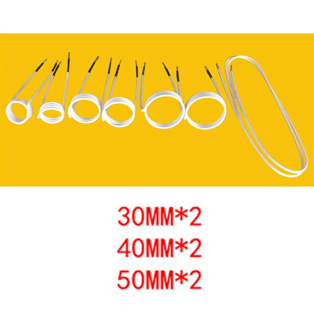 SHZICMY Lot de 8 bobines à induction pour chauffage à induction, blanc, filaire, portable, fer à souder, bijoux