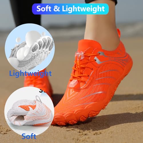 Image of Hike Barefoot Shoes Women Men Pro Water Footwear Wide Toe Box Non-Slip Unisex Athletic Outdoor Running Shoes