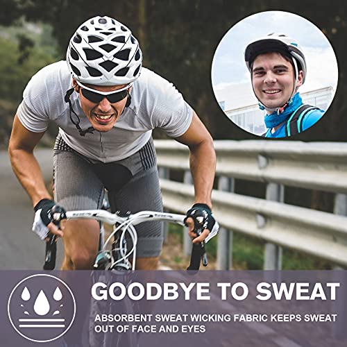 Aster Sets Of Skull Cap Running Cap Sweat Cap Milk Silk Cycling Helmet Liner For Men And Women. Black #TOP2