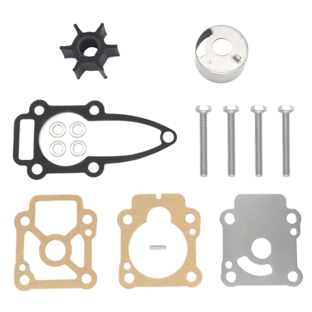 Kit Riparazione Pompa Acqua 803748K01 Compatibile Con Fuoribordo 4 Tempi | Adatto ai modelli 8HP 9,9HP 10HP; Sostituisce 47-803750A03 47-803748Q01