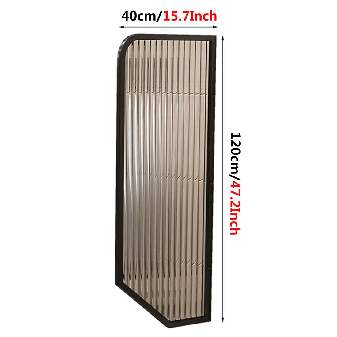 Generico Schermo divisorio a Parete per orinatoi - Parete divisoria Decorativa in Acciaio Inox, divisorio Moderno per bagni pubblici, Soluzione per Una Maggiore Privacy