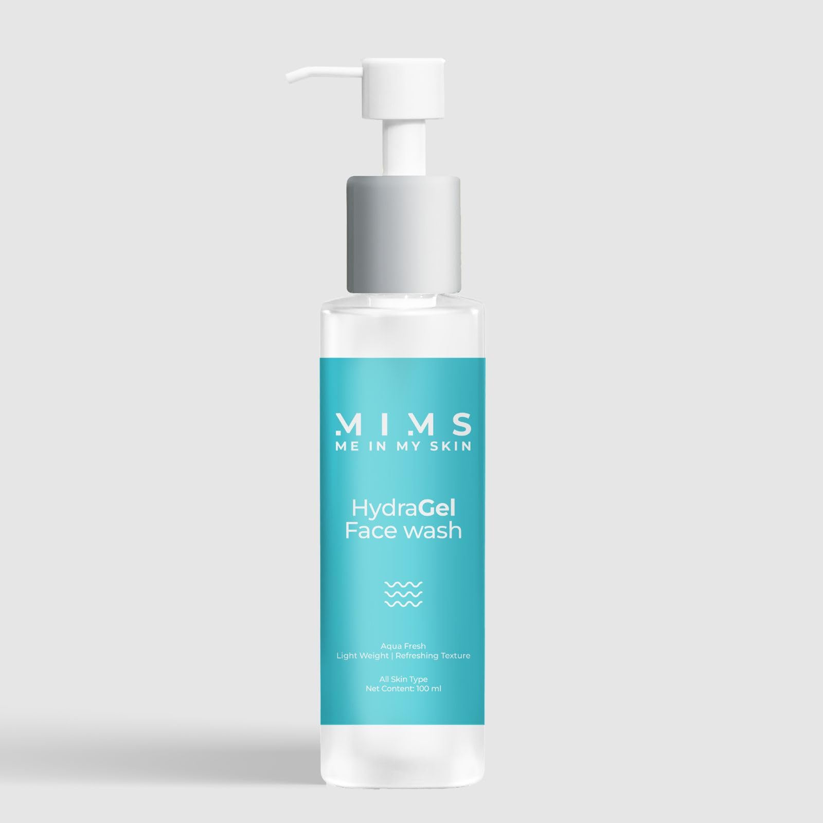 HydraGel Face Wash | Lightweight & Refreshing | Hydrating Daily Cleanser for Dry & Sensitive Skin | With Citric Acid & Coconut Extract | 100ml