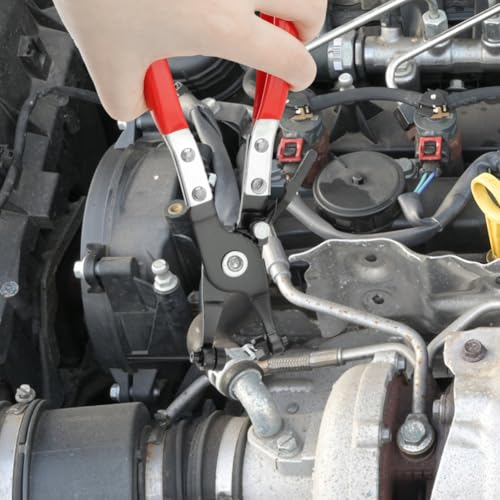 Alicate de braçadeira de mangueira, ferramenta de braçadeira de mangueira com faixa plana giratória,