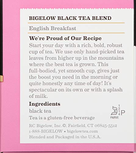 Bigelow English Breakfast Black Tea, Caffeinated, 20 Count (Pack Of 6), 120 Total Tea Bags #TOP3
