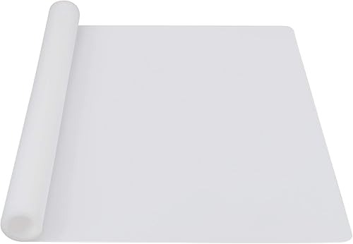 Webake Tapete de escritorio transparente, protector de encimera de silicona, resistente al calor, 23.6 x 15.7 pulgadas, cubierta de estufa de Webake Tapete de escritorio transparente, protector de encimera de silicona, resistente al calor, 23.6 x 15.7 pulgadas, cubierta de estufa de