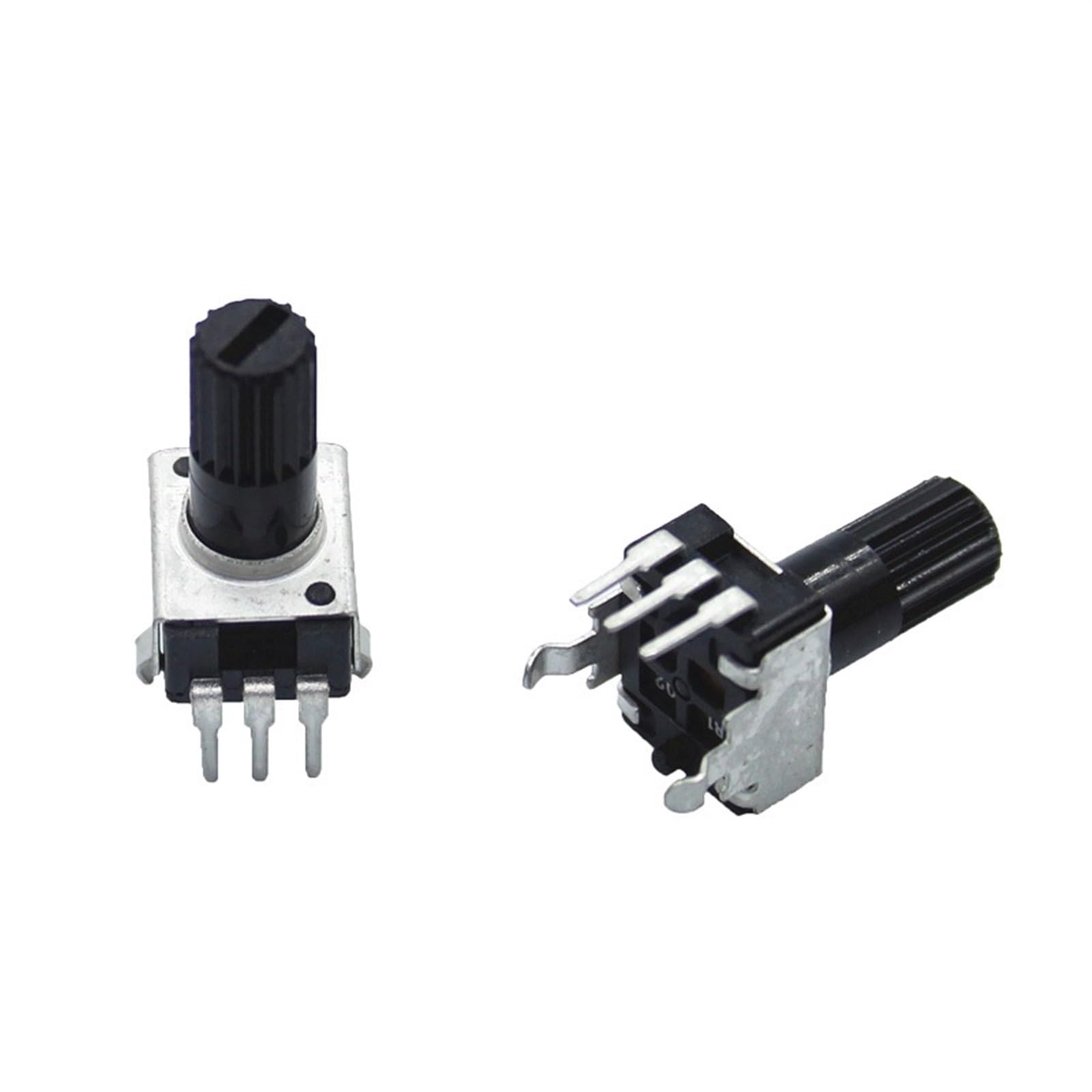 Potentiomètre de joint Vertical Rv09, arbre Vertical de 12.5mm, 1k 2k 5k 10k 20k 50k 100k 0932, résistance réglable, Type 9, 3 broches, 10 pièces (Size : 50K Ohm)
