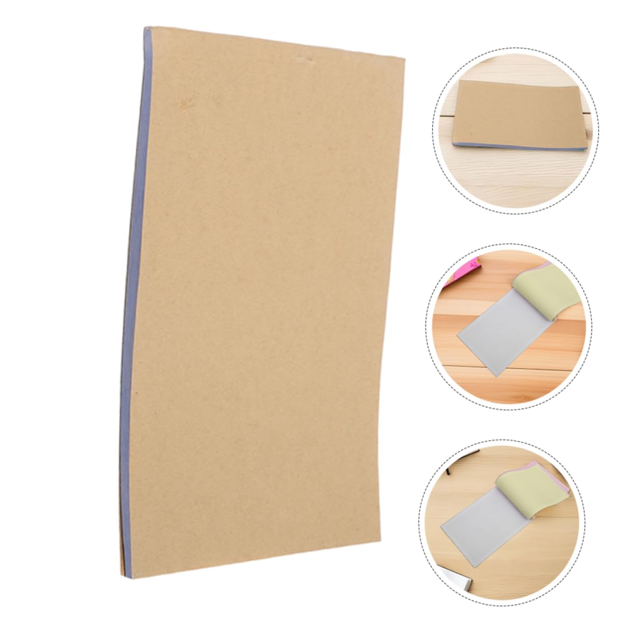10pezzi Di Carta Kraft Da Blocco Note Vuoto Per Appunti Copia Multistrato Formato Versatile Per Contabilità e Fatturazione