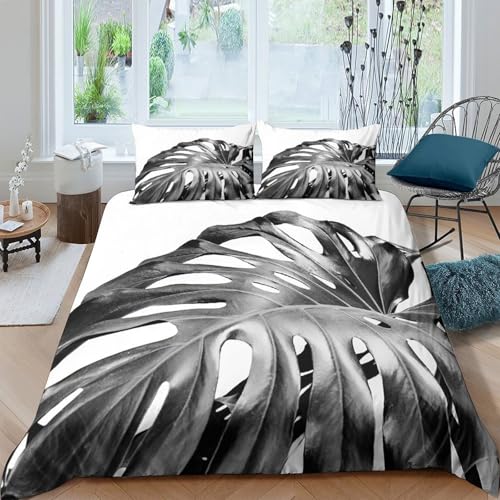 Linge de lit microfibre 3D doux et résistant avec fermeture éclair