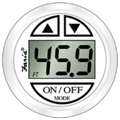 Faria 13151 Dress White Depth Sounder with in-Hull Transducer (3003.3649)