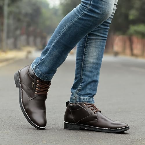 Image of Vellinto SKULLCRUSH Casual Synthetic Boots For Men