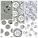 Amscan Confetti Poppers, 25th Anniversary Value Pack Confetti Mix, Party Supplies, Silver, 1.2 oz.