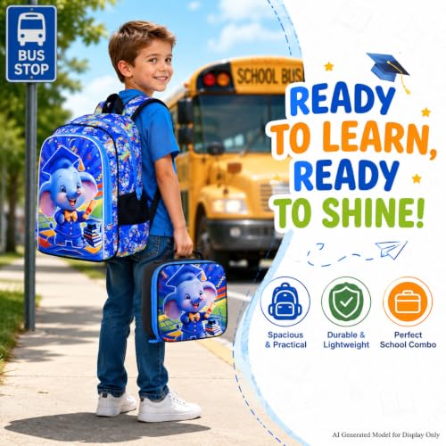Image of AGSDON 3PCS Backpacks for Girls, 16 inch Elementary Kids Backpack Preschool School Bookbags and Lunch Box