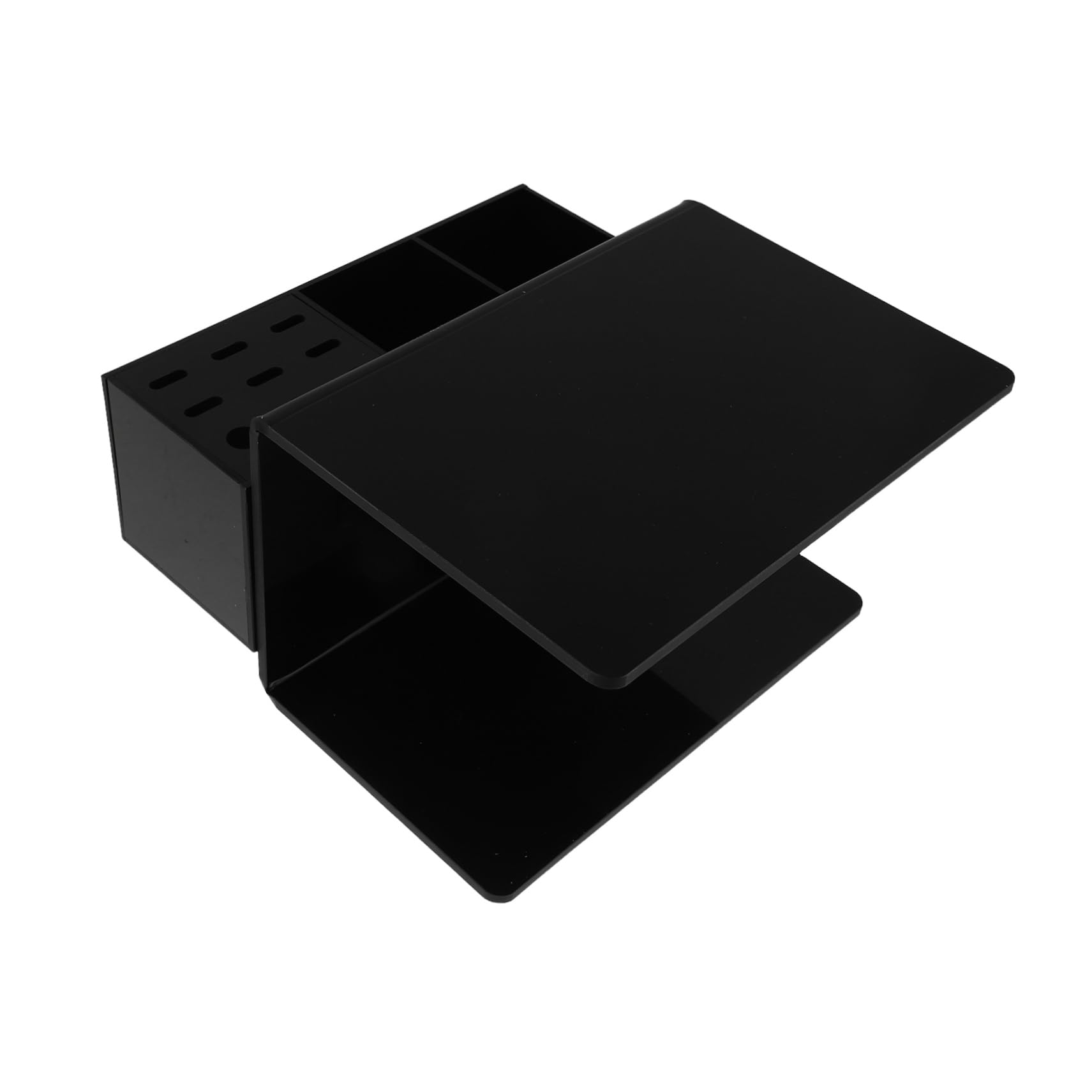 Organizador de Almohadilla para Pestañas con Soporte Desmontable Negro Cojín Cervical Ergonómico para Técnicos de Pestañas Salón Compacto y Fácil de Limpiar