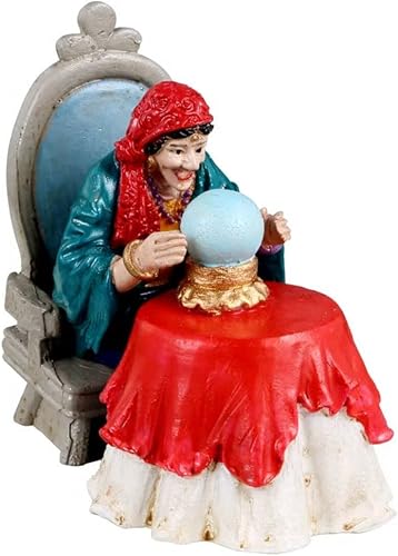 Lemax Village Collection - Spooky Town Madame Inez - Juego de 2 accesorios de pueblo #32199