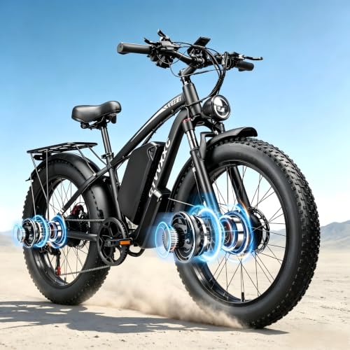 CTVVXXC 9000W Dual Motor Ebike for Adults Men 45MPH - Fast Electric Bike with 52V 34Ah Battery Up to...
