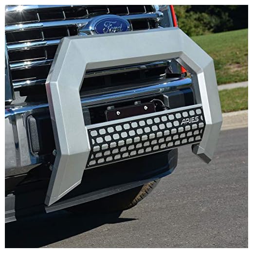 ARIES 2154000 AdvantEDGE Chrome Aluminum Truck Bull Bar, Select Chevrolet Silverado, GMC Sierra 1500