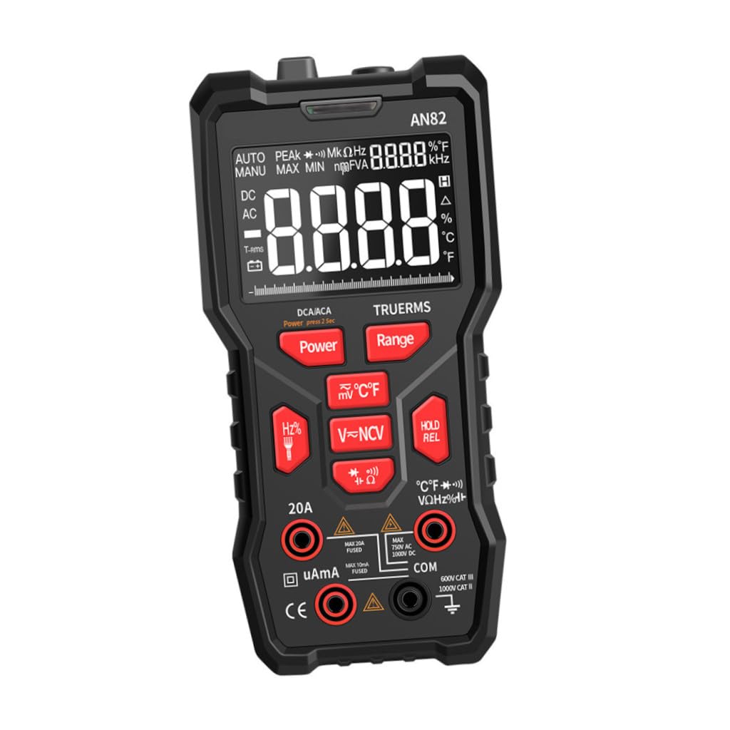 POPETPOP Professional Intelligent Digital Multimeter with Manual Range Selection and Double Safety Protection for Voltage Resistance Measurement No Battery Required Reliable Test Tool