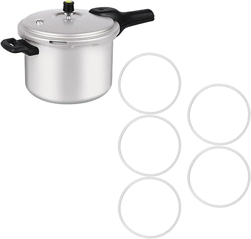 Miniatura 6 de O de sellado de silicona, 5 piezas de sellado eficiente, olla a presión flexible y duradera para olla a presión para tapa de olla a presión (7.1 in)