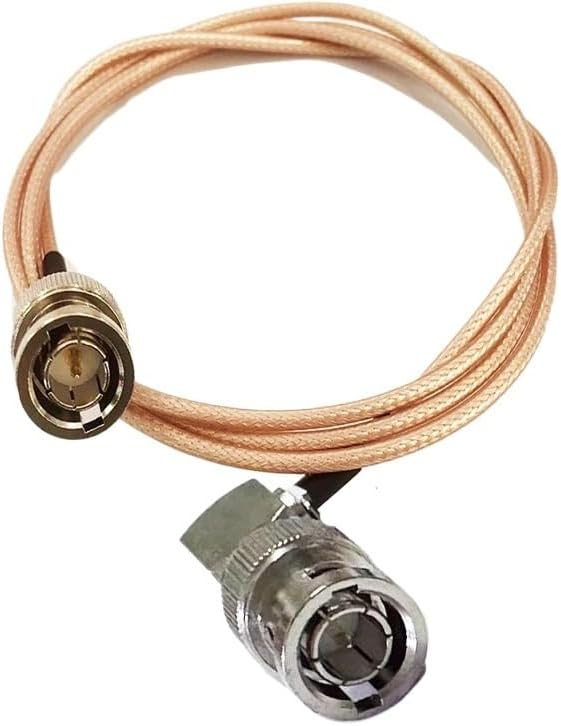 RG179 75オーム HD SDIケーブル BNCオス直角-BNCオスストレートR*/Fピグテールケーブルコネクタ50cm 1m