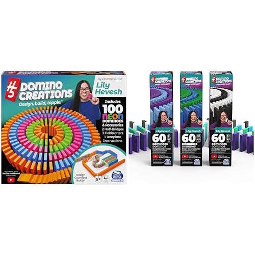 Spin Master Games Lily Hevesh H5 Domino Creations Bundle -