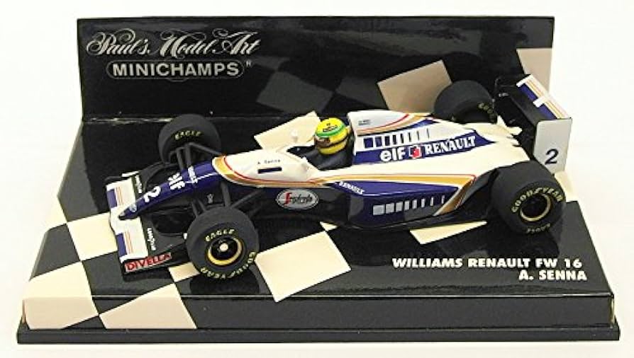 ウィリアムズ・ルノー FW 16 A. セナ 1/43 Amazon.co.jp: ○1/43 ウイリアムズ FW16 〓 セナラストシーズン