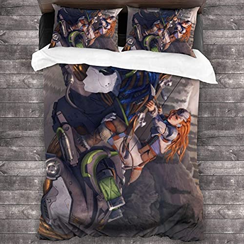 Biancheria da letto Horizon Zero Dawn Materiale: super microfibra, leggera, traspirante e fresca al tatto, in modo da poter dormire comodamente la notte.