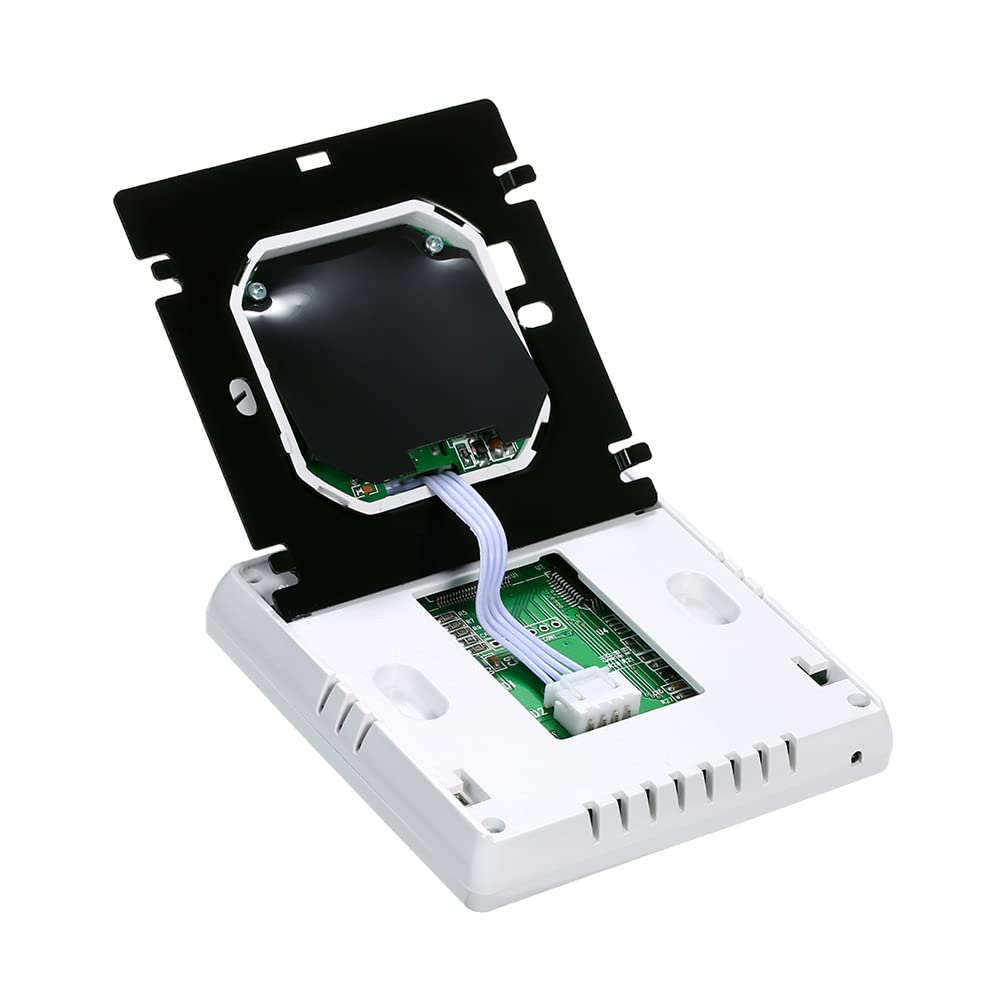 Kavolet Thermostat Intelligent 16 A, Contrôleur de température numérique, Thermostat de Chauffage électrique, écran Tactile LCD, Programmable hebdomadaire, pour Maison école Bureau hôtel