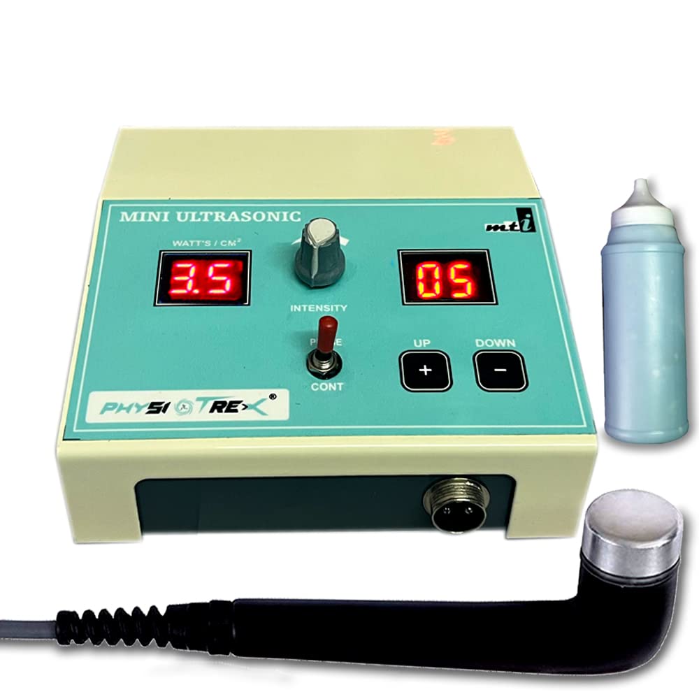 PHYSIOTREX® Physiotherapy Mini Ultrasonic Machine Equipment with Timer
